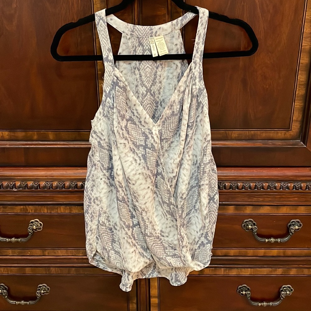 Japna snake print top. Size medium.